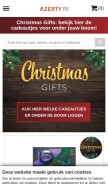 How azerty.nl looks like on a mobile device such as an iPhone.