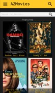 How azmovie.to looks like on a mobile device such as an iPhone.