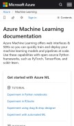 How azureml.net looks like on a mobile device such as an iPhone.