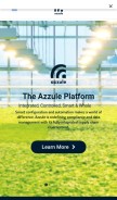 How azzule.com looks like on a mobile device such as an iPhone.