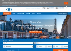 How b-europe.com looks like on a tablet such as an iPad.