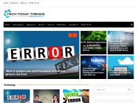 Desktop screenshot for techtodaytrends.com