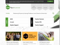Desktop screenshot for isaacphysics.org