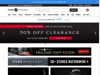 Desktop screenshot for purehockey.com