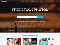 Desktop screenshot for stockvault.net