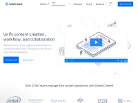 Desktop screenshot for gathercontent.com