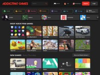 Desktop screenshot for addictinggames.com