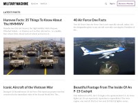 Desktop screenshot for militarymachine.com
