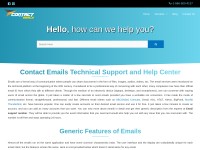 Desktop screenshot for contact-emails.com
