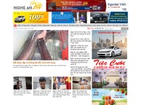 Desktop screenshot for nghean24h.vn