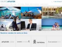 Screenshot of grupoaviatur.com