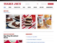 Desktop screenshot for traderjoes.com