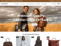 Desktop screenshot for uniqueleatherbags.us