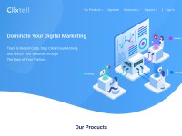 Desktop screenshot for clixtell.com