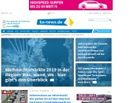Desktop screenshot for ka-news.de