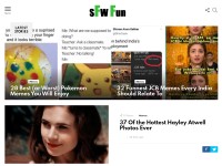 Desktop screenshot for sfwfun.com