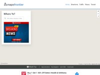 Desktop screenshot for mapsfrontier.com