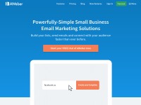 Desktop screenshot for aweber.com