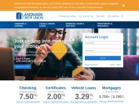 Desktop screenshot for landmarkcu.com