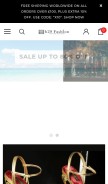 How b29fashion.com looks like on a mobile device such as an iPhone.