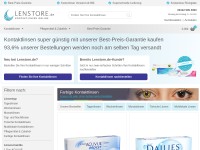 Desktop screenshot for lenstore.de