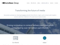 Desktop screenshot for medianewsgroup.com