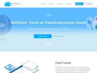 Desktop screenshot for multcloud.com