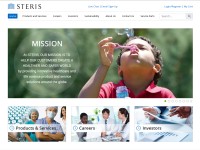 Desktop screenshot for steris.com