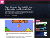 Desktop screenshot for torrentfreak.com