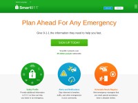 Desktop screenshot for smart911.com