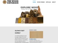Desktop screenshot for wood-database.com