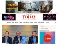 Desktop screenshot for todayonline.com