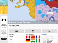 Desktop screenshot for citypopulation.de