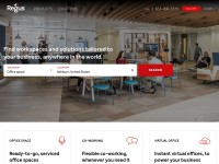Desktop screenshot for regus.com