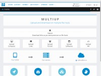Desktop screenshot for multiup.org