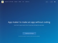 Desktop screenshot for appypie.com
