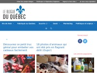 Desktop screenshot for quebecblogue.com