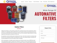 Desktop screenshot for geekenfilters.com