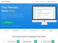Desktop screenshot for myperfectresume.com