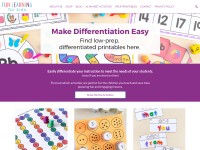 Desktop screenshot for funlearningforkids.com