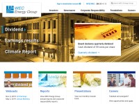 Desktop screenshot for wecenergygroup.com