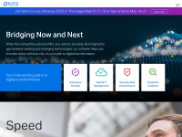 Desktop screenshot for microfocus.com