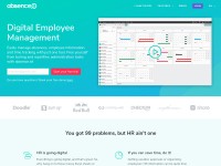 Desktop screenshot for absence.io