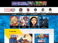 Desktop screenshot for marvelhq.com