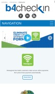 How b4checkin.com looks like on a mobile device such as an iPhone.