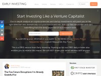Desktop screenshot for earlyinvesting.com