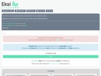 Desktop screenshot for eksiup.com