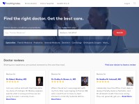 Desktop screenshot for healthgrades.com