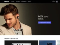 Desktop screenshot for sony.de