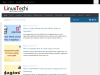 Desktop screenshot for linuxtechi.com